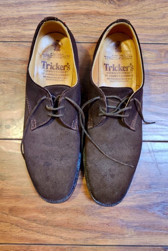 Tricker brown suede - brown, derby