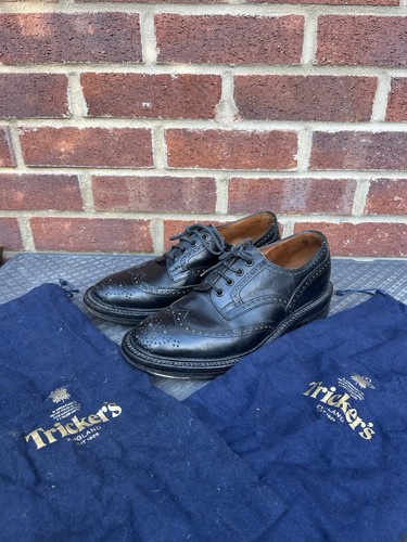 Mens trickers black leather - trickers,