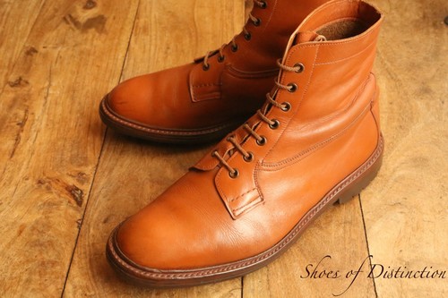 Tricker tan brown leather - tricker's,
