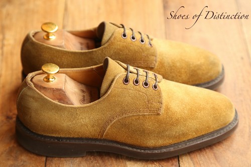 Trickers tan suede derby - tan,
