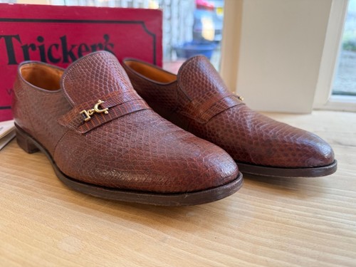 Trickers snakeskin shoes - snakeskin,